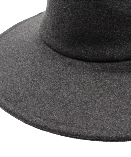 WEGO（ウィゴー）の「WEGO/フェルトツバ広ハット（ハット・レディース・ブラック/ダークグレー・FREE）」の7枚目の写真