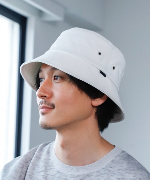 GLOBAL WORK（グローバルワーク）の「ツイルバケットハット/950535（キャップ・メンズ・ライトグリーン/ホワイト/ブルー/ブラック・FREE）」の2枚目の写真