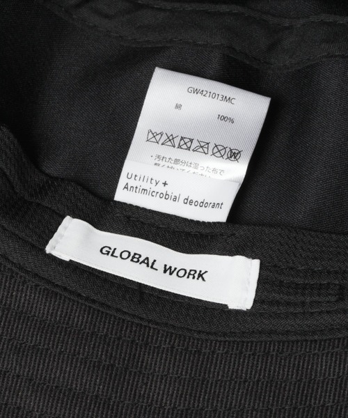 GLOBAL WORK（グローバルワーク）の「ツイルバケットハット/950535（キャップ・メンズ・ライトグリーン/ホワイト/ブルー/ブラック・FREE）」の13枚目の写真
