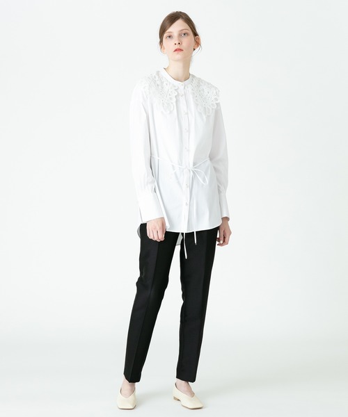ルルウィルビー Loulou Willoughby チェーン付シアーシャツ 2 アイボリー /DO ■OS ■SH レディース LOULOU WILLOUGHBY OFFICIAL SITE｜ルル・ウィルビー 公式