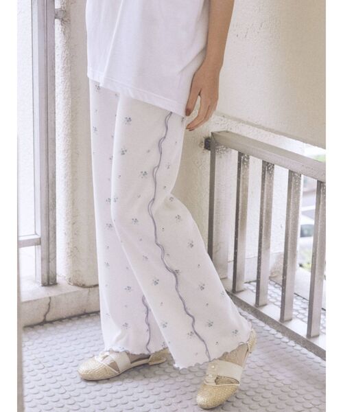 merry jenny（メリージェニー）の「floral thermal pants