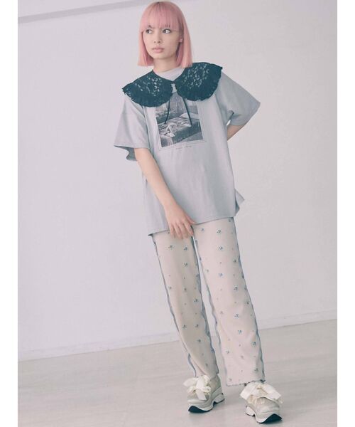 merry jenny（メリージェニー）の「floral thermal pants（その他パンツ・レディース・ベージュ/オフホワイト・FREE）」の15枚目の写真