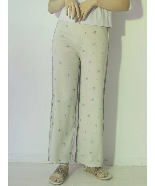 merry jenny（メリージェニー）の「floral thermal pants（その他パンツ・レディース・ベージュ/オフホワイト・FREE）」の19枚目の写真
