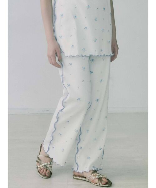 merry jenny（メリージェニー）の「floral thermal pants（その他パンツ・レディース・ベージュ/オフホワイト・FREE）」の22枚目の写真