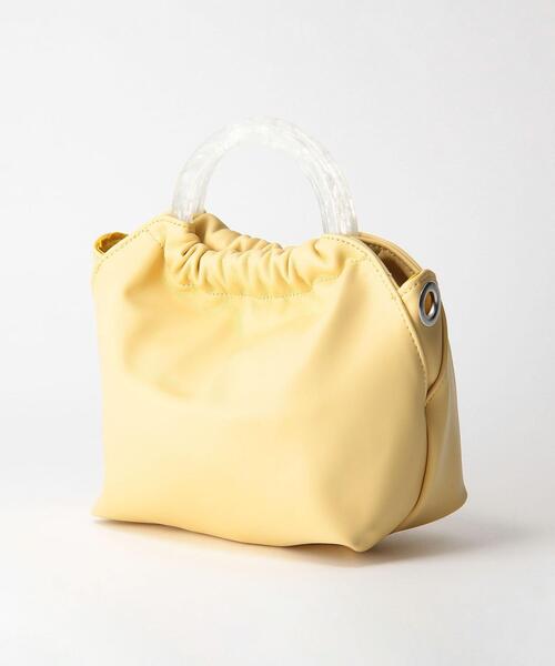 HVISK(ヴィスク)の「<HVISK>クリアハンドルショルダーバッグ -2WAY-(ショルダーバッグ・レディース・イエロー・FREE)」の2枚目の写真