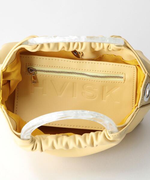 HVISK(ヴィスク)の「<HVISK>クリアハンドルショルダーバッグ -2WAY-(ショルダーバッグ・レディース・イエロー・FREE)」の5枚目の写真