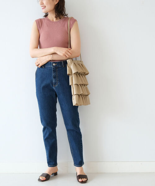 B:MING by BEAMS（ビーミングバイビームス）の「B:MING by BEAMS / ウォッシャブル リブ ノースリーブニット（ニット/セーター・レディース・ブラウン/ベージュ/ブラック/レッド系その他2・ONE SIZE）」の21枚目の写真