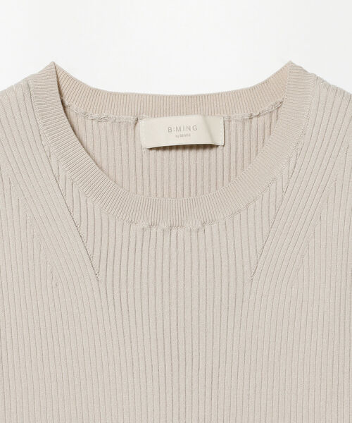 B:MING by BEAMS（ビーミングバイビームス）の「B:MING by BEAMS / ウォッシャブル リブ ノースリーブニット（ニット/セーター・レディース・ブラウン/ベージュ/ブラック/レッド系その他2・ONE SIZE）」の17枚目の写真