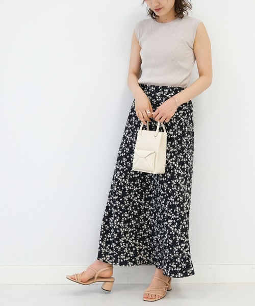 B:MING by BEAMS（ビーミングバイビームス）の「B:MING by BEAMS / ウォッシャブル リブ ノースリーブニット（ニット/セーター・レディース・ブラウン/ベージュ/ブラック/レッド系その他2・ONE SIZE）」の11枚目の写真