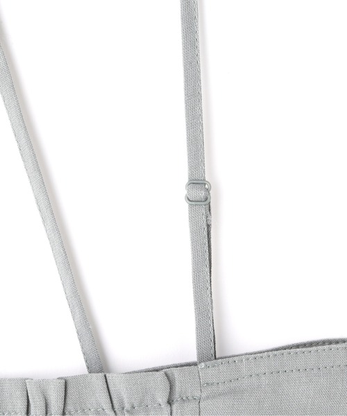 FREE'S MART（フリーズマート）の「【Sシリーズ対応】綿麻ハイウエストサス付きワイドパンツ（その他パンツ・レディース・ブラウン/ベージュ/ブルー・SMALL/MEDIUM）」の12枚目の写真