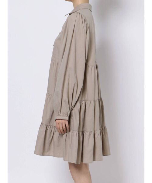 merry jenny（メリージェニー）の「ティアードミニワンピース（ワンピース・レディース・オフホワイト/ブラック/ブルー/ベージュ・FREE）」の19枚目の写真