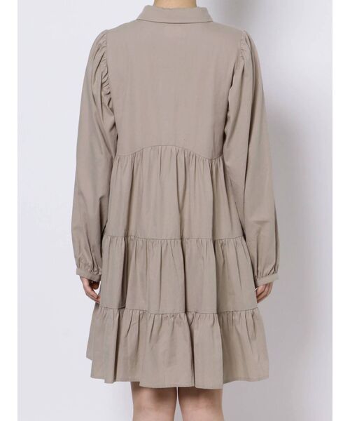 merry jenny（メリージェニー）の「ティアードミニワンピース（ワンピース・レディース・オフホワイト/ブラック/ブルー/ベージュ・FREE）」の9枚目の写真