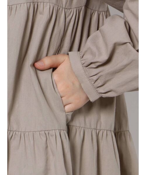 merry jenny（メリージェニー）の「ティアードミニワンピース（ワンピース・レディース・オフホワイト/ブラック/ブルー/ベージュ・FREE）」の7枚目の写真