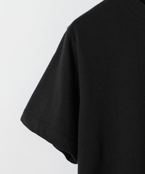 CIAOPANIC（チャオパニック）の「オーガニックコットンクルーTシャツ（Tシャツ/カットソー・レディース・オフホワイト/チャコールグレー/ブラック・FREE）」の15枚目の写真