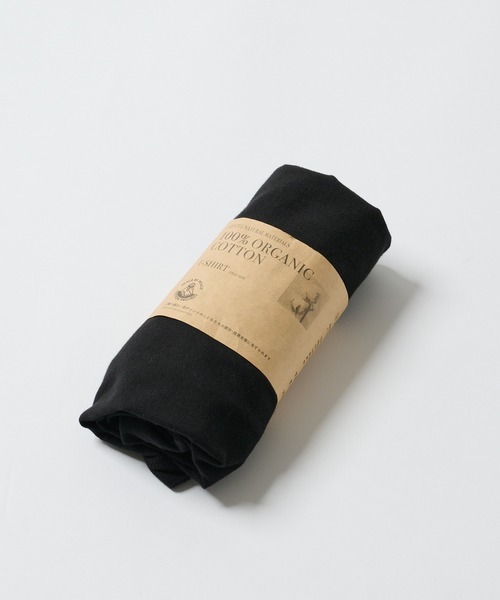 CIAOPANIC（チャオパニック）の「オーガニックコットンクルーTシャツ（Tシャツ/カットソー・レディース・オフホワイト/チャコールグレー/ブラック・FREE）」の18枚目の写真