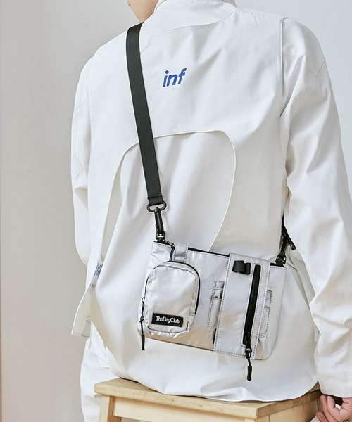 KGFR(カガフリ)の「KGFR(カガフリ)コンビネーションバッグ/サコッシュ/ショルダーポーチ(ショルダーバッグ・メンズ・ブルー/シルバー・ONE SIZE)」の7枚目の写真
