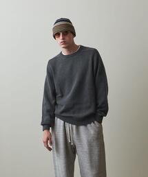 Steven Alan | ＜Steven Alan＞ CR SADDLE SHOULDER CREW NECK KNIT-LOOSE/ニット(ニット/セーター)