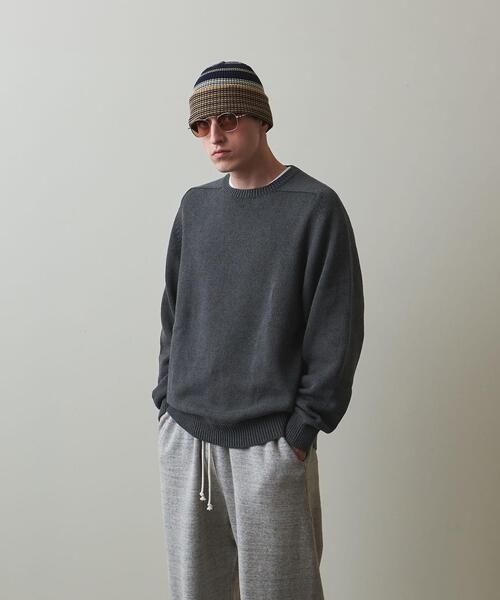 reverve × Steven Alan MLTI BOR CREW NECK reverve × Steven Alan MLTI BOR CREW NECK