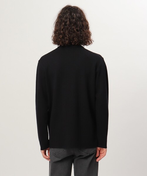 tk.TAKEO KIKUCHI(ティーケータケオキクチ)の「◆ミラノリブタートルネックニット(ニット/セーター・メンズ・ブラック/ダークオリーブ/ワインレッド/オフホワイト・04/03/02/01)」の8枚目の写真