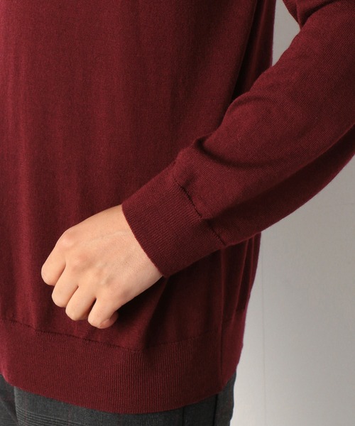 COMME　CA COMMUNE（コムサコミューン）の「【LANEROSSI】 ハイゲージ　タートルネックニット（ニット/セーター・メンズ・ブラック/ブラウン/ブルー/グリーン/ワイン/キナリ・MEDIUM/LARGE）」の16枚目の写真