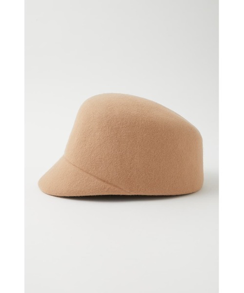 MOUSSY（マウジー）の「JOCKEY FELT キャップ（キャップ・レディース・ブラック/ベージュ・FREE）」の5枚目の写真