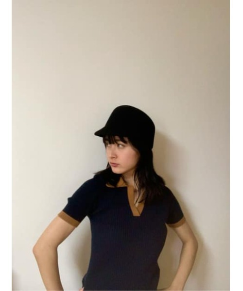 MOUSSY（マウジー）の「JOCKEY FELT キャップ（キャップ・レディース・ブラック/ベージュ・FREE）」の19枚目の写真