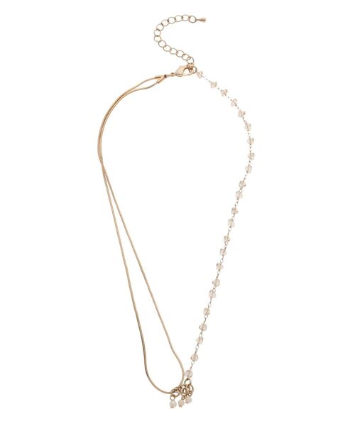 MERCURYDUO（マーキュリーデュオ）の「クリスタルチェーンチョーカーネックレス（ネックレス・レディース・シルバー/ゴールド・FREE）」の8枚目の写真