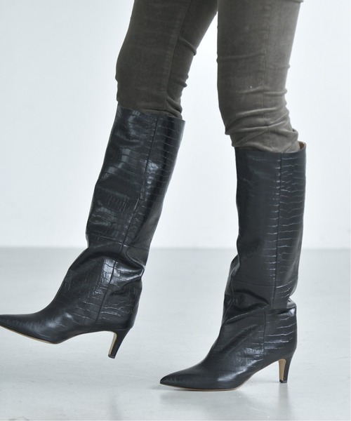 pelleterno(ペレテルノ)の「【Pelleterno】ポインテッドロングブーツ◆(ブーツ・レディース・ブラック・38/39/37/36)」の3枚目の写真