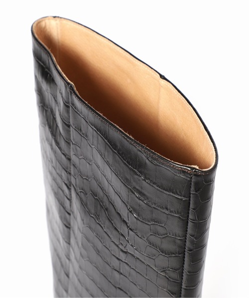 pelleterno(ペレテルノ)の「【Pelleterno】ポインテッドロングブーツ◆(ブーツ・レディース・ブラック・38/39/37/36)」の9枚目の写真