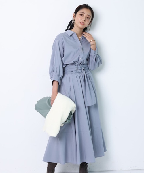 パール釦シャツ スカートｓｅｔ ワンピース Jusglitty ジャスグリッティー のファッション通販 Zozotown