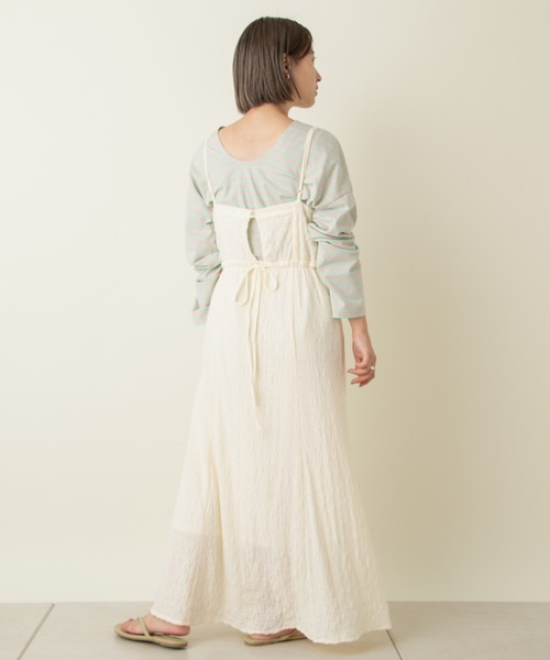 Kastane(カスタネ)の「ボーダーBACKあきロンT(Tシャツ/カットソー・レディース・ブルー系その他/ピンク/パープル/ブラウン・FREE)」の7枚目の写真