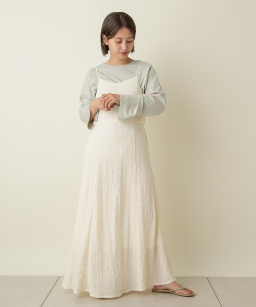 Kastane(カスタネ)の「ボーダーBACKあきロンT(Tシャツ/カットソー・レディース・ブルー系その他/ピンク/パープル/ブラウン・FREE)」の9枚目の写真