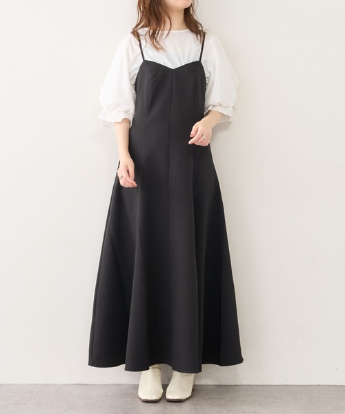 natural couture(ナチュラルクチュール)の「【WEB限定】マーメイドバックリボンワンピース(ワンピース・レディース・ブラック/モカ/グリーン/ピンク/その他・MEDIUM/LARGE)」の16枚目の写真