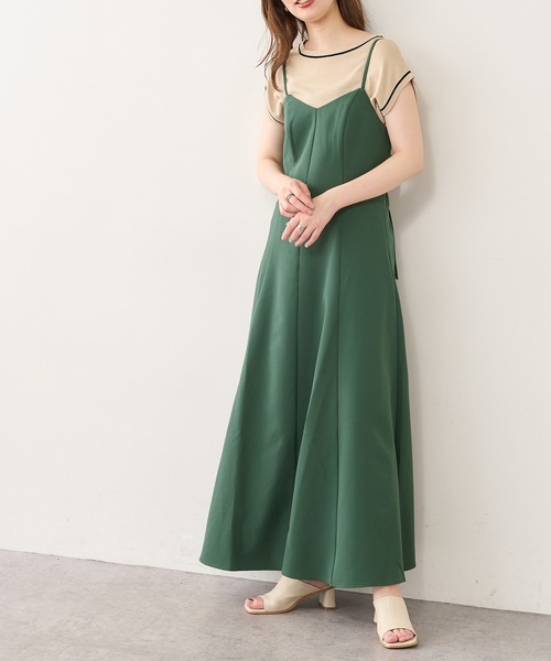 natural couture(ナチュラルクチュール)の「【WEB限定】マーメイドバックリボンワンピース(ワンピース・レディース・ブラック/モカ/グリーン/ピンク/その他・MEDIUM/LARGE)」の14枚目の写真