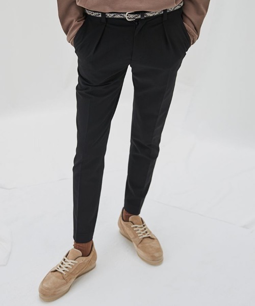 LIDNM（リドム）の「HI STRETCH SKINNY SLACKS（スラックス・メンズ・ブラック・SMALL/LARGE）」の9枚目の写真