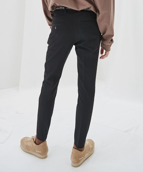 LIDNM（リドム）の「HI STRETCH SKINNY SLACKS（スラックス・メンズ・ブラック・SMALL/LARGE）」の8枚目の写真
