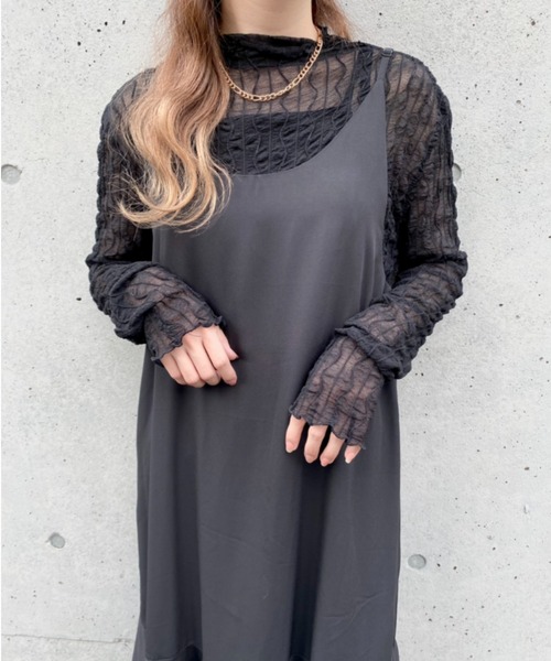 nemne store（ネンネストア）の「お絵かきをするウネウネシアーメロウインナー（Tシャツ/カットソー・レディース・ブラック/オフホワイト/マスタード・フリー）」の21枚目の写真