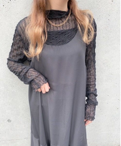 nemne store（ネンネストア）の「お絵かきをするウネウネシアーメロウインナー（Tシャツ/カットソー・レディース・ブラック/オフホワイト/マスタード・フリー）」の22枚目の写真