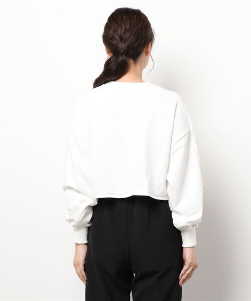 LiSeek（リシーク）の「【LiSeeK】カレッジロゴスウェットTOP（スウェット・レディース・ネイビー/ブラック/グレー/ホワイト・FREE）」の20枚目の写真