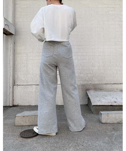 LiSeek（リシーク）の「【LiSeeK】カレッジロゴスウェットTOP（スウェット・レディース・ネイビー/ブラック/グレー/ホワイト・FREE）」の10枚目の写真