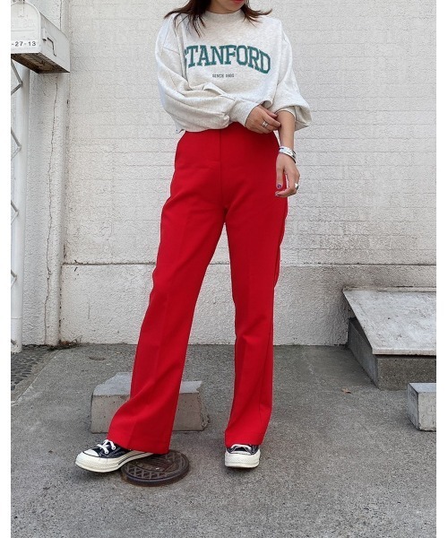 LiSeek（リシーク）の「【LiSeeK】カレッジロゴスウェットTOP（スウェット・レディース・ネイビー/ブラック/グレー/ホワイト・FREE）」の17枚目の写真