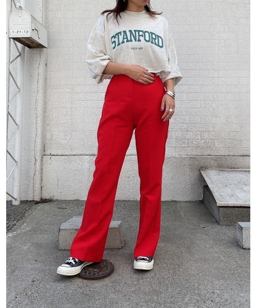 LiSeek（リシーク）の「【LiSeeK】カレッジロゴスウェットTOP（スウェット・レディース・ネイビー/ブラック/グレー/ホワイト・FREE）」の7枚目の写真