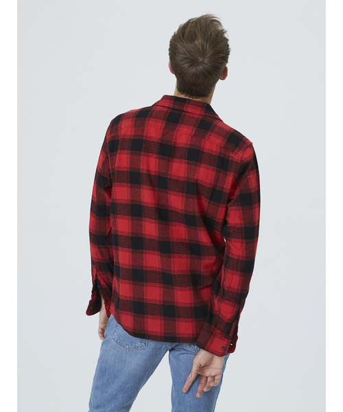 GAP（ギャップ）の「タックアウト フランネルシャツ（シャツ/ブラウス・メンズ・Olive /イエロー系その他/ホワイト系その他/グリーン系カモフラージュ/インディゴブルー/その他・XL/XS/L/M/S）」の16枚目の写真