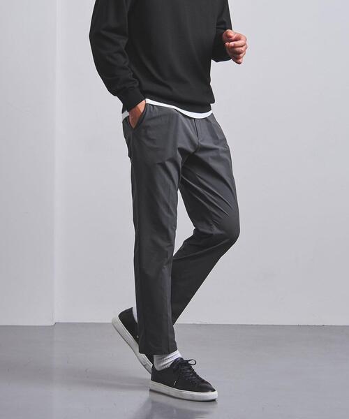 UNITED ARROWS(ユナイテッドアローズ)の「<UNITED ARROWS "COZY">ナイロン タフタ ギャザー イージーパンツ(その他パンツ・メンズ・ベージュ/グレー・S/M/L/XL)」の2枚目の写真