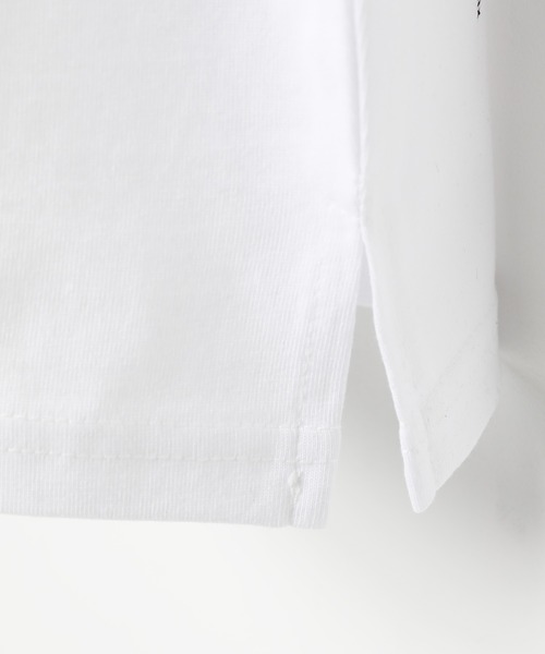 LEGENDA（レジェンダ）の「レジェンダ フェイデッドカラー モックネックTシャツ / LEGENDA Faded Color Mock Neck T-Shirt（Tシャツ/カットソー・レディース・ホワイト/チャコールグレー/ダークブルー・FREE）」の7枚目の写真