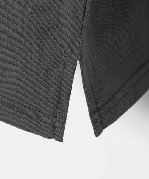 LEGENDA（レジェンダ）の「レジェンダ フェイデッドカラー モックネックTシャツ / LEGENDA Faded Color Mock Neck T-Shirt（Tシャツ/カットソー・レディース・ホワイト/チャコールグレー/ダークブルー・FREE）」の6枚目の写真