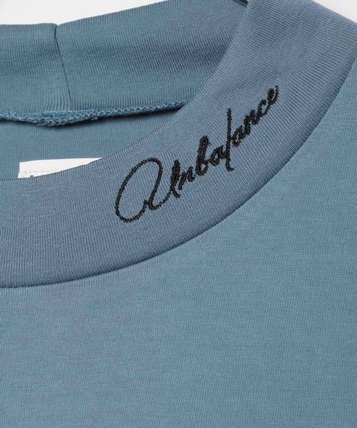 LEGENDA（レジェンダ）の「レジェンダ フェイデッドカラー モックネックTシャツ / LEGENDA Faded Color Mock Neck T-Shirt（Tシャツ/カットソー・レディース・ホワイト/チャコールグレー/ダークブルー・FREE）」の10枚目の写真