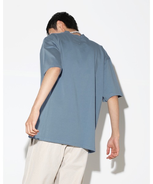 LEGENDA（レジェンダ）の「レジェンダ フェイデッドカラー モックネックTシャツ / LEGENDA Faded Color Mock Neck T-Shirt（Tシャツ/カットソー・レディース・ホワイト/チャコールグレー/ダークブルー・FREE）」の20枚目の写真