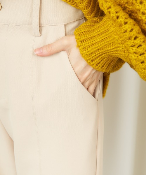 MIIA（ミーア）の「ハイウエストフレアパンツ（その他パンツ・レディース・ベージュ/ピンク/グリーン・FREE）」の13枚目の写真