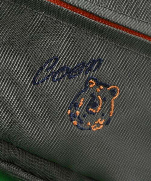 coen（コーエン）の「【coen キッズ/ジュニア】ベア刺繍ボディバッグ（ボディバッグ/ウエストポーチ・キッズ・その他1/ブラック/ダークグレー・FREE）」の13枚目の写真